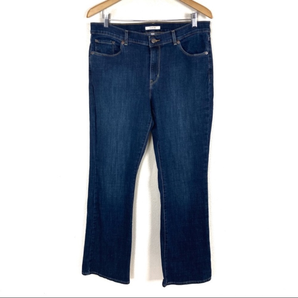 Levi’s Classic Bootcut Mid‎ Rise Jeans Dark Wash Denim Women’s Sz 14